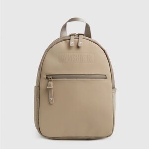 Gymshark Cement Brown mini Backpack